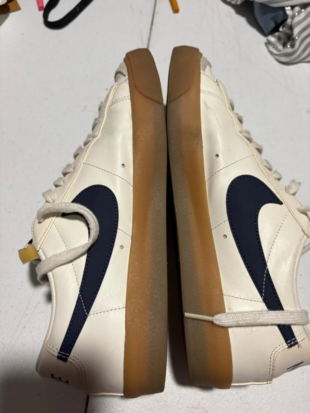 Nike Blazer Low '77 Vintage Sail Navy Gum DM8334-100 Men's Size 11